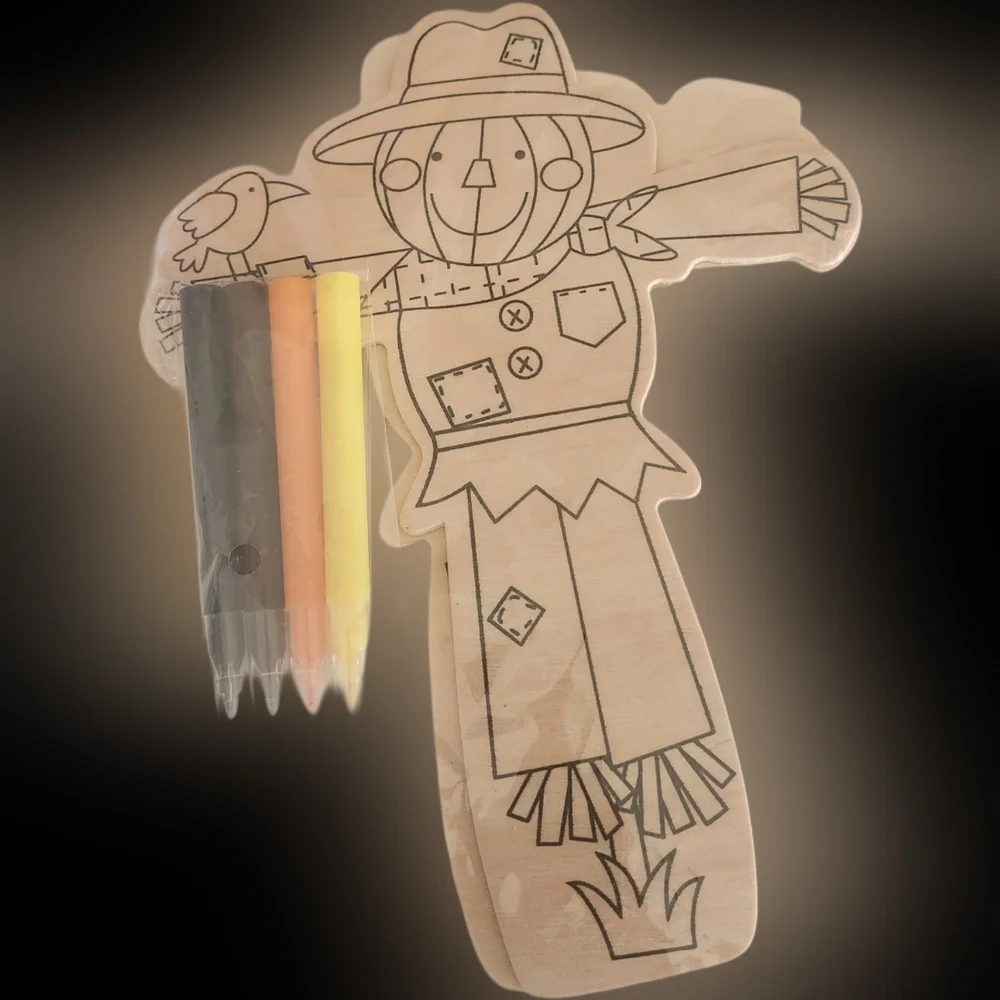 Scarecrow Coloring Kit with Markers